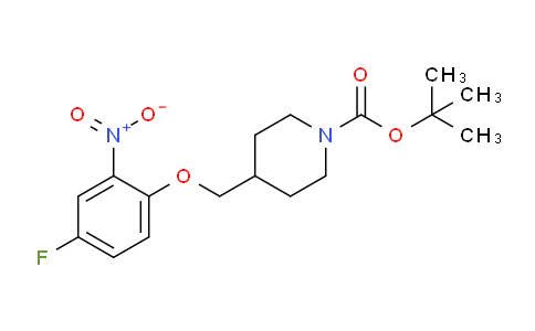 CAS No. 1286274-63-2, tert-Butyl 4-[(4-fluoro-2-nitrophenoxy)methyl]piperidine-1-carboxylate