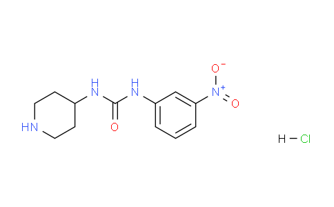 CAS No. 1233952-55-0, 1-(3-Nitrophenyl)-3-(piperidin-4-yl)ureahydrochloride