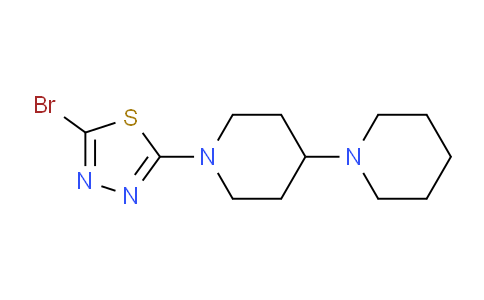 CAS No. 1222997-44-5, 2-([1,4'-Bipiperidin]-1'-yl)-5-bromo-1,3,4-thiadiazole