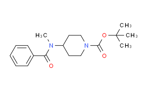 CAS No. 1383342-71-9, tert-Butyl 4-(N-methylbenzamido)piperidine-1-carboxylate
