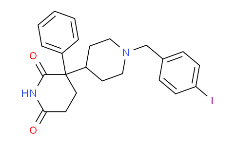 CAS No. 119391-56-9, 1'-(4-Iodobenzyl)-3-phenyl-[3,4'-bipiperidine]-2,6-dione