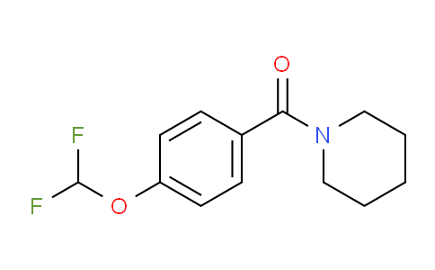 CAS No. 92704-84-2, (4-(Difluoromethoxy)phenyl)(piperidin-1-yl)methanone