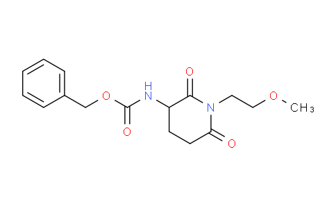 CAS No. 2227311-88-6, Benzyl (1-(2-methoxyethyl)-2,6-dioxopiperidin-3-yl)carbamate