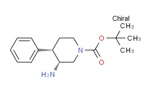 CAS No. 1357073-16-5, tert-butyl cis-3-amino-4-phenylpiperidine-1-carboxylate