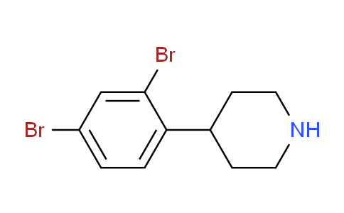 CAS No. 1563533-60-7, 4-(2,4-dibromophenyl)piperidine