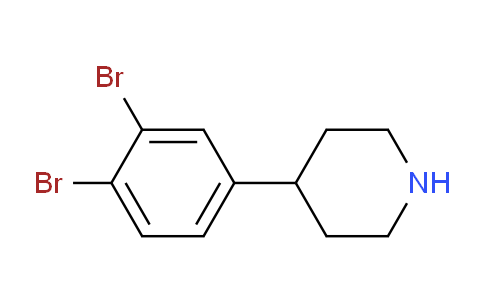 CAS No. 1260848-72-3, 4-(3,4-dibromophenyl)piperidine