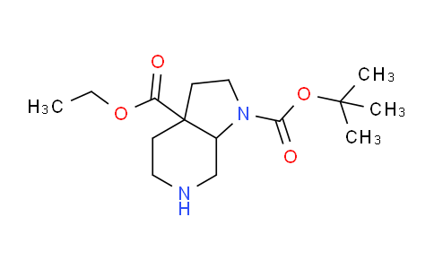 CAS No. 1334413-77-2, 1-O-tert-butyl 3a-O-ethyl 3,4,5,6,7,7a-hexahydro-2H-pyrrolo[2,3-c]pyridine-1,3a-dicarboxylate