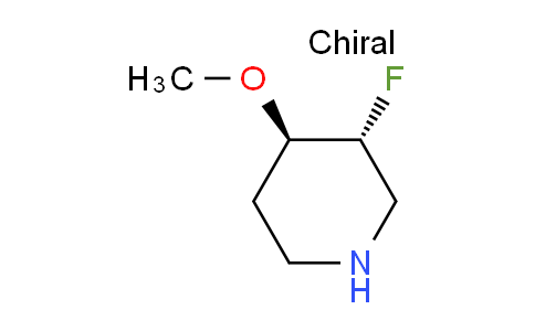 CAS No. 2306248-80-4, (3R,4R)-3-fluoro-4-methoxypiperidine