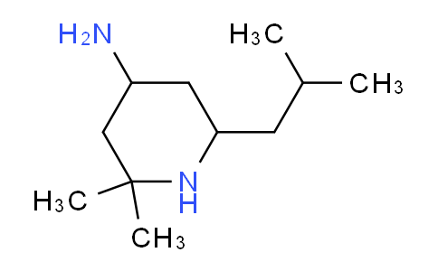 CAS No. 861379-55-7, 2,2-dimethyl-6-(2-methylpropyl)piperidin-4-amine