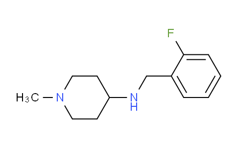 CAS No. 415946-43-9, N-[(2-fluorophenyl)methyl]-1-methylpiperidin-4-amine