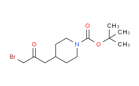 CAS No. 473795-43-6, tert-butyl 4-(3-bromo-2-oxopropyl)piperidine-1-carboxylate