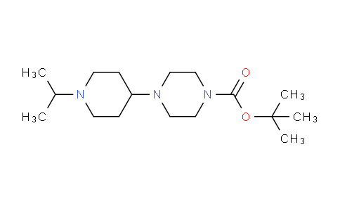 CAS No. 775287-95-1, tert-butyl 4-(1-propan-2-ylpiperidin-4-yl)piperazine-1-carboxylate