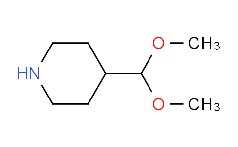 CAS No. 188646-83-5, 4-(dimethoxymethyl)piperidine