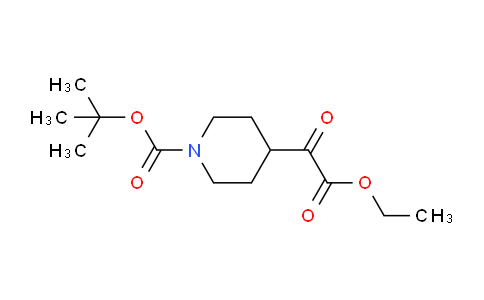 CAS No. 203662-89-9, 4-Piperidineacetic acid, 1-[(1,1-dimethylethoxy)carbonyl]-α-oxo-, ethyl ester
