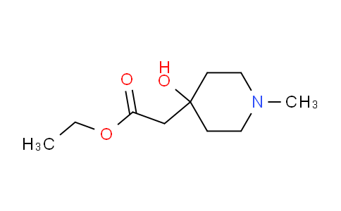 CAS No. 77740-99-9, ethyl 2-(4-hydroxy-1-methylpiperidin-4-yl)acetate