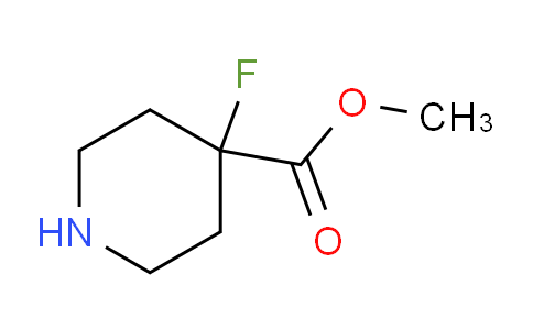 CAS No. 862401-47-6, methyl 4-fluoropiperidine-4-carboxylate