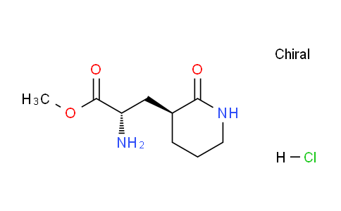 CAS No. 2148975-91-9, methyl (2S)-2-amino-3-[(3S)-2-oxopiperidin-3-yl]propanoate;hydrochloride