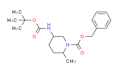 CAS No. 2101218-65-7, benzyl 5-((tert-butoxycarbonyl)amino)-2-methylpiperidine-1-carboxylate