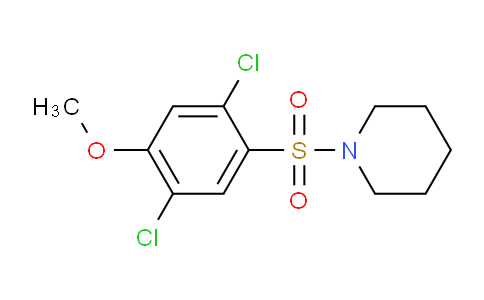 CAS No. 433690-62-1, 1-(2,5-Dichloro-4-methoxy-benzenesulfonyl)-piperidine