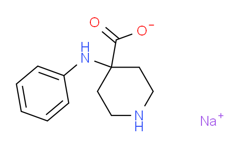 CAS No. 61085-53-8, sodium 4-(phenylamino)piperidine-4-carboxylate