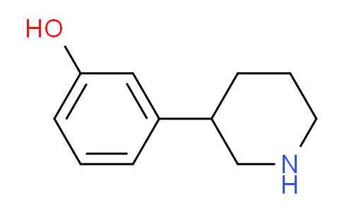 CAS No. 79987-84-1, Phenol, 3-(3-piperidinyl)-