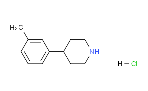 CAS No. 80120-03-2, 4-(3-METHYLPHENYL) PIPERIDINE HYDROCHLORIDE