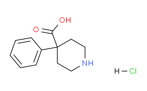 CAS No. 53484-76-7, 4-Phenyl-4-piperidine carboxylic acid HCl