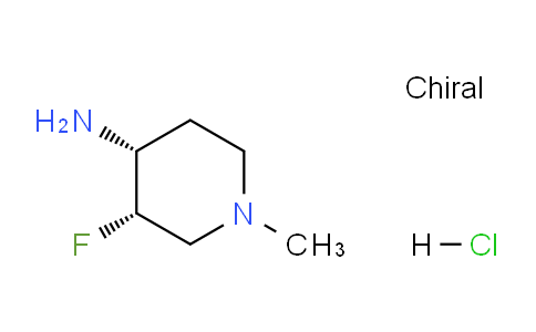 CAS No. 1350629-55-8, (3S,4R)-3-fluoro-1-methylpiperidin-4-amine hydrochloride