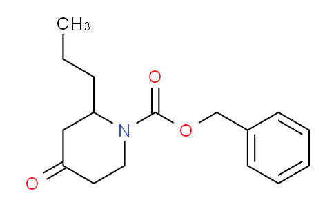 CAS No. 1245646-49-4, benzyl 4-oxo-2-propylpiperidine-1-carboxylate