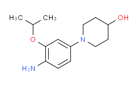 CAS No. 1130146-81-4, 1-(4-Amino-3-isopropoxyphenyl)piperidin-4-ol