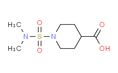 CAS No. 1017381-49-5, 1-[(Dimethylamino)sulfonyl]piperidine-4-carboxylic acid