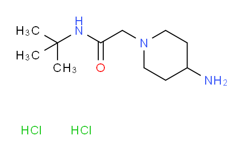 CAS No. 926224-29-5, 2-(4-Aminopiperidin-1-yl)-n-(tert-butyl)acetamide dihydrochloride