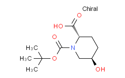 CAS No. 158574-77-7, trans-1-(tert-Butoxycarbonyl)-5-hydroxypiperidine-2-carboxylic acid