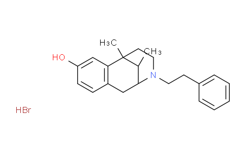 CAS No. 1239-04-9, 6,11-Dimethyl-3-phenethyl-1,2,3,4,5,6-hexahydro-2,6-methanobenzo[d]azocin-8-ol hydrobromide
