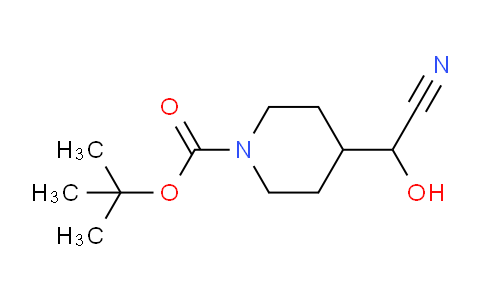 CAS No. 913642-47-4, 1-Boc-4-(Cyanohydroxymethyl)piperidine
