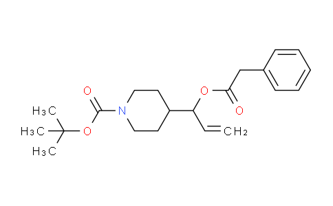 CAS No. 737766-63-1, tert-Butyl 4-(1-(2-phenylacetoxy)allyl)piperidine-1-carboxylate