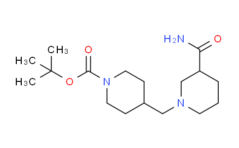CAS No. 340962-96-1, 1-Boc-4-(3-Carbamoylpiperidin-1-ylmethyl)piperidine
