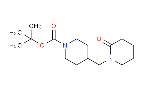 CAS No. 184968-83-0, 1-Boc-4-(2-Oxo-piperidin-1-ylmethyl)piperidine