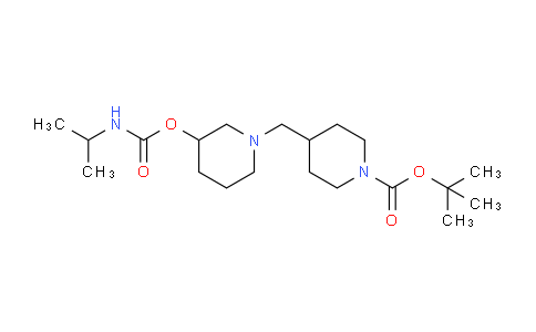 CAS No. 340962-95-0, 1-Boc-4-(3-Isopropylcarbamoyloxypiperidin-1-ylmethyl)piperidine