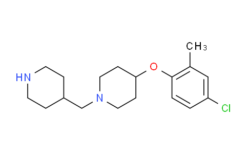 CAS No. 676517-43-4, 4-(4-Chloro-2-methylphenoxy)-1-piperidin-4-ylmethyl-piperidine