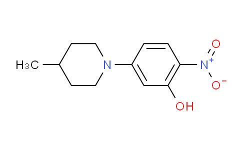 CAS No. 175135-21-4, 5-(4-Methylpiperidin-1-yl)-2-nitrophenol