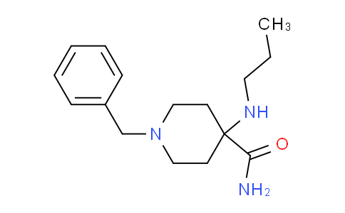 CAS No. 1031-37-4, 1-Benzyl-4-(propylamino)piperidine-4-carboxamide