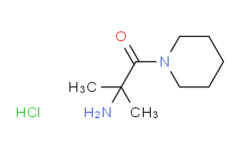 CAS No. 1220034-81-0, 2-Amino-2-methyl-1-(piperidin-1-yl)propan-1-one hydrochloride
