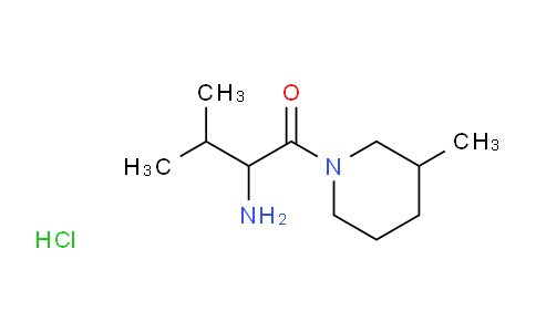CAS No. 1236254-84-4, 2-Amino-3-methyl-1-(3-methylpiperidin-1-yl)butan-1-one hydrochloride
