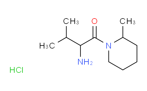 CAS No. 1236272-28-8, 2-Amino-3-methyl-1-(2-methylpiperidin-1-yl)butan-1-one hydrochloride