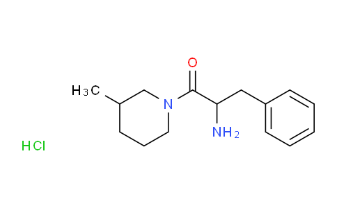CAS No. 1236254-90-2, 2-Amino-1-(3-methylpiperidin-1-yl)-3-phenylpropan-1-one hydrochloride