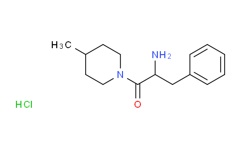 CAS No. 1246172-77-9, 2-Amino-1-(4-methylpiperidin-1-yl)-3-phenylpropan-1-one hydrochloride