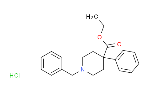 CAS No. 72216-57-0, Ethyl 1-benzyl-4-phenylpiperidine-4-carboxylate hydrochloride