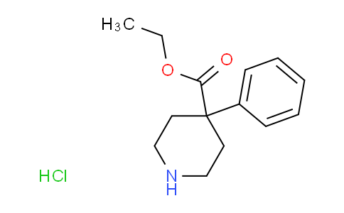 CAS No. 24465-45-0, Ethyl 4-phenylpiperidine-4-carboxylate hydrochloride