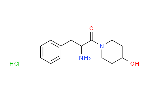 CAS No. 1236254-62-8, 2-Amino-1-(4-hydroxypiperidin-1-yl)-3-phenylpropan-1-one hydrochloride
